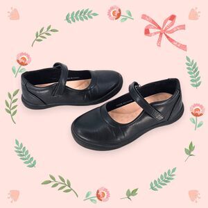 Girl's Mary Jane Flats Size 3 Lightweight School Uniform Black Dress Shoes